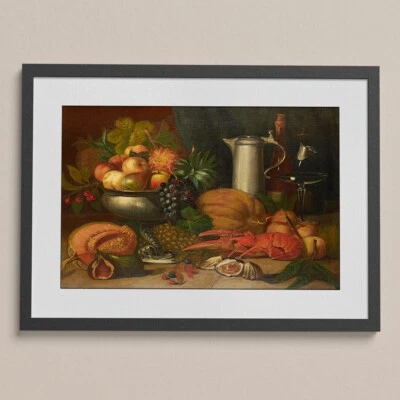 1 Piece Canvas Painting Still Life of Foods Wall Art Prints Home Decor Mural - Image 1 of 4