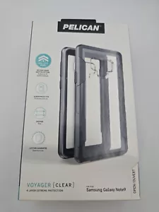 New Pelican Voyager Case + Holster for Samsung Galaxy Note 9 - Clear/Gray - Picture 1 of 3