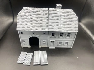 Villa alemana 28 mm, 1/56, impresa en 3D, sin pintar, Segunda Guerra Mundial, Bolt Action G1-1 - Imagen 1 de 9