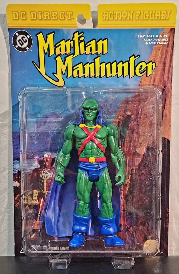 2001 DC Direct Martian Manhunter Action Figure Justice League of America JLA