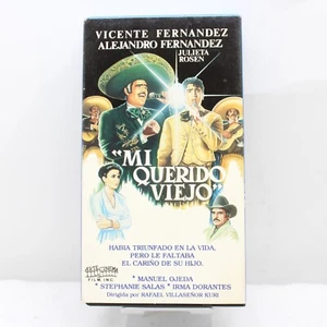 Mi Querido Viejo VHS Vicente Fernandez Alejandro Fernandez - Picture 1 of 3
