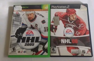 2 EA Sports NHL Games (One On Xbox & One On PS2) NHL 2005 & NHL 08 - Picture 1 of 9