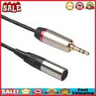 Mini XLR 3pin Male to 3.5mm Jack TRS Stereo Male Audio Cable Balanced Cord Wire