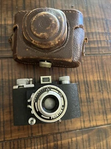 Cornu Ontobloc Paris Vintage French 35mm Camera With Prontor II Lens And Case - Picture 1 of 15