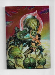 Dave Dorman 1996 FPG HoloChrome Card 03 Mr. Monster Stompin part 1 - Picture 1 of 2