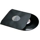 20 12" Inch  Polylined Inner Anti Static Record SleevesBlack LP Vinyl Paper 80g