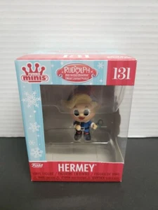 Funko Minis ~RUDOLPH THE RED-NOSED REINDEER #131 HERMEY Vinyl Figure, NEW - Picture 1 of 1