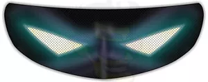 Batman Eyes Perforated Motorcycle Helmet Visor Tint Shield Sticker Decal - Picture 1 of 1