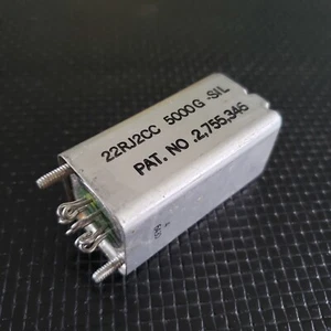 SIGMA INSTRUMENTS RELAY 22RJ2CC 5000 G-SIL 5K Ohm 2PDT SIL 2,755,346 - Picture 1 of 7