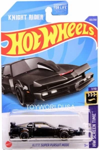 2022 Hot Wheels #133 HW Screen Time K.I.T.T. Super Pursuit Mode Knight Rider - Picture 1 of 1