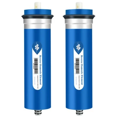 2 Pack 500 GPD RO Membrane Reverse Osmosis System Water Filter 3012 Replacement - Image 1 of 4