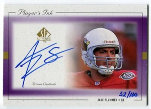 1999 Upper Deck SP Authentic Player's Ink Purple JAKE PLUMMER Auto Rare SP #/100 - Bild 1 von 2