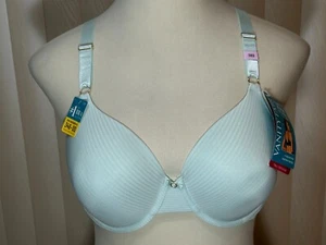 Vanity Fair T Shirt Bra 38D Underwire Beauty Back Full Coverage Green 75345 - Picture 1 of 11