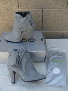 Aldo Damen Wildleder Booties Stiefeletten Flieder Mauve US Größe 5, 36B mit Einlegesohlen - Bild 1 von 12