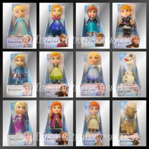 "Mini muñeca para niño pequeño Disney Princesa Frozen plateada Elsa Anna Sven Olaf Kristoff 3" - Imagen 1 de 17