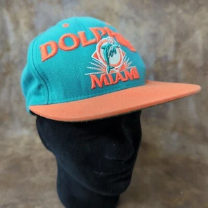 Miami Dolphins Mitchell & Ness Snapback NFL Football Mütze türkis orange verstellbar - Bild 1 von 12