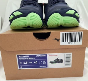 Mizuno Wave Lightning Z7 - V1GA220011 VOLLEYBALL Shoes / Trainers  - UK 6.5 NEW - Picture 1 of 8