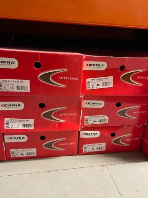 Pair Cofra (New) Loira S3 CI FO SR Safety Boots - Size 11