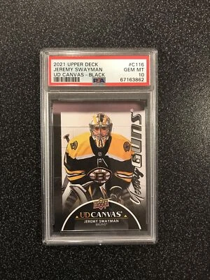 JEREMY SWAYMAN 2021-22 UD Young Guns CANVAS BLACK ROOKIE RC #C116 PSA 10 GEM MT - Image 1 of 4