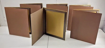 Lote De Colección De 6 Carpetas De Fotografías Vacías 8x10 Marco Único Porta Foto Foto 1 de 4