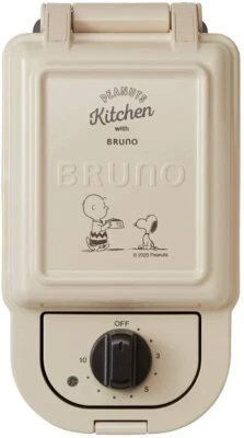 Bruno x PEANUTS Hot Sandwich Maker Single BOE-068 SNOOPY  toasted sandwic USED - Image 1 of 4