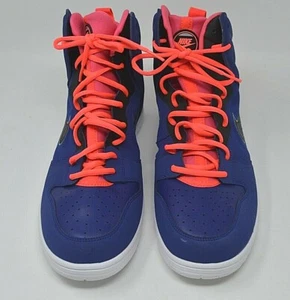 Nike Dunk Free High 2013 Schuhe 599466-401 dunkelblau/neonrosa Herren Größe 12 - Bild 1 von 12
