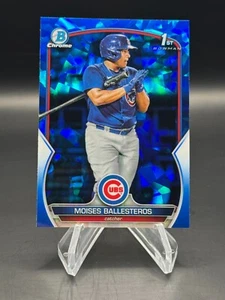 2023 1st Bowman Chrome Sapphire Moises Ballesteros BCP-11 Chicago Cubs 250141 - Picture 1 of 2