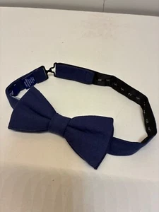 Apt. 9 Cara Pre-Tied Bow Tie Dark Blue Rom or wedding  - Picture 1 of 2