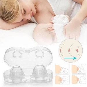 Inverted Nipple Corrector 2 Pairs Silicone Nipple Corrector Nipple S2T8 N7C8 - Picture 1 of 16