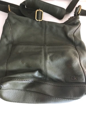 Bolso de Hombro The Sak Hobo Bolso de Mano de Cuero Verde Oliva 10.5"H x 3.5"D x 9"W Foto 1 de 4