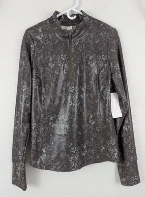 New Marika sz XXL Rosin Ink Watercolor 1/4 zip Pullover Top or Jacket 2527 - Image 1 of 4