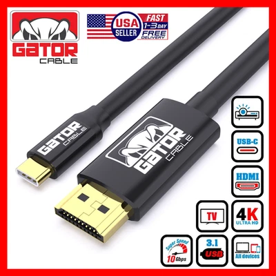 USB-C to HDMI Mirror Cable Adapter 4K HDTV For iPhone 15 16 Pro Max Plus Samsung - Image 1 of 4