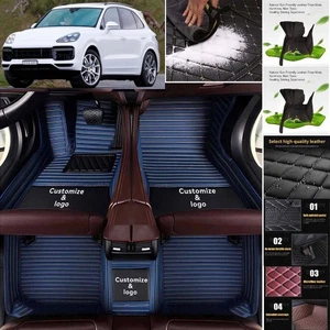 For Porsche Cayenne Car Floor Mats Luxury Waterproof Pads Liner Auto Rug - Imagen 1 de 26