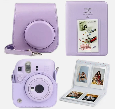 Funda para cámara instantánea Fujifilm Instax Mini 12 o álbum de fotos para película de 3" Foto 1 de 4
