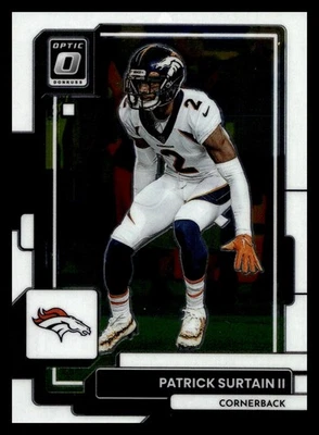 2022 Donruss Optic  #62 Patrick Surtain II  Denver Broncos Football Card - Image 1 of 2