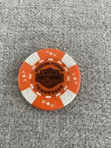 Ficha de póker Harley Davidson Pigeon Forge Tennessee Smoky Mountain - Imagen 1 de 2