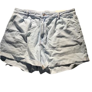 Pantalones Cortos de Jean American Eagle Para Mujer Azul Strigid Mom Talla 16 33 Super High Rise - Imagen 1 de 14
