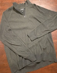 Banana Republic Herren Viertel-Reißverschluss Supima Baumwolle Pullover, Large  - Bild 1 von 3