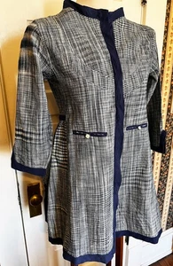 Meena Mahal Dakini Jacket Tunic Coat Shirt ORIG. $180 Fair Trade India BOHO - Picture 1 of 10