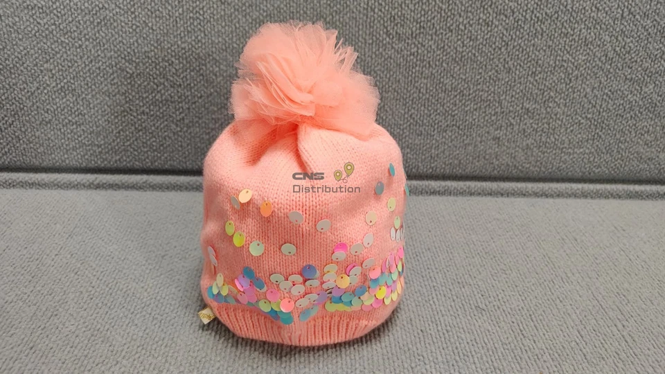 Sombrero tejido BILLIEBLUSH POM-POM talla 2-3T para niños pequeños NUEVO STOCK EN EE. UU. Y ENVÍO Foto 1 de 3