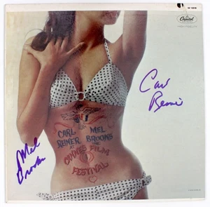 Carl Reiner & Mel Brooks Signed “Cannes Film Festival” Album (Beckett) - Picture 1 of 2