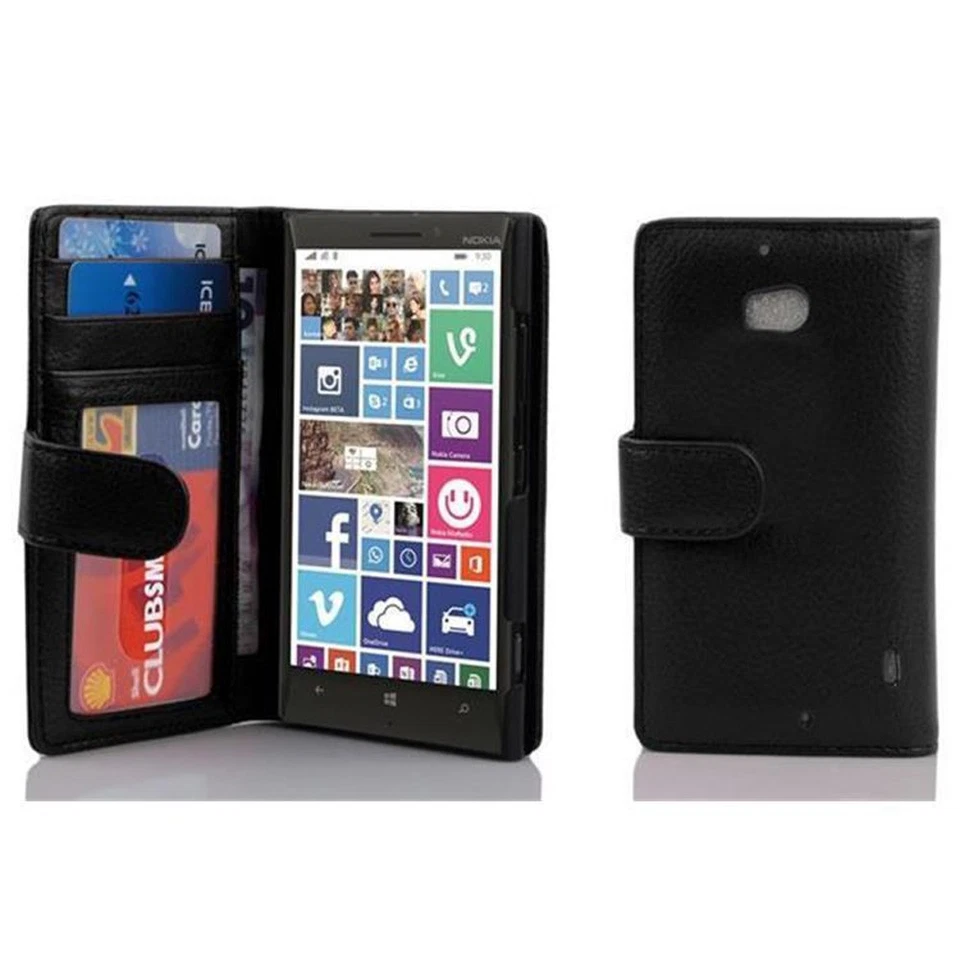 Custodia per Nokia Lumia 929 / 930 Portafoglio Cover Carte Magnetica Case - Immagine 1 di 1