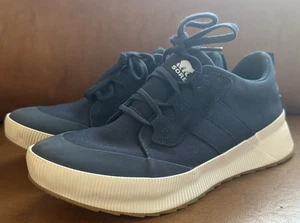 Sorel Out N About III niedrige wasserdichte Turnschuhe marineblau Damengröße 10,5 gebraucht, in einwandfreiem Zustand - Bild 1 von 6