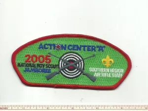 EB SCOUT BSA 2005 NATIONAL JAMBOREE JSP ACTION CENTER A SOUTH AIR FUCILE STAFF - Foto 1 di 1