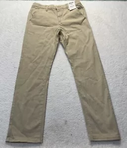 NWT Levi Strauss Signature Girls Khaki Uniform Chino Pants Size 18 - Picture 1 of 4