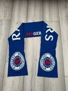 Glasgow Rangers FC Blue Football Match Scarf Scarves | Scotland | Clothing - Picture 1 of 7