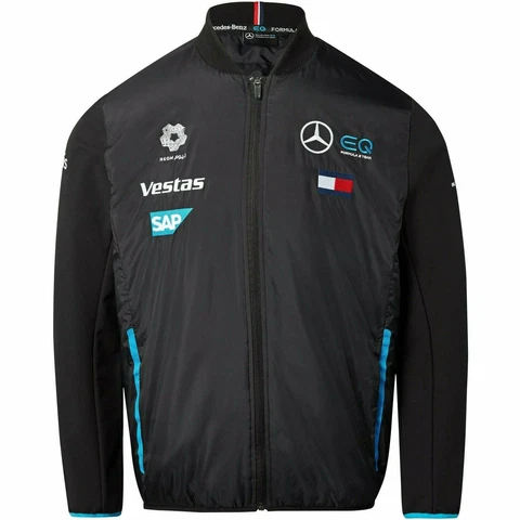 Mercedes-EQ Formula E Team Men's Team Varsity Jacket - Black Cover