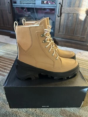 Sorel Women's Brex Lace Lug Sole Leather Boots SZ 10 BNIB GUARANTEED AUTHENTIC - Image 1 of 4