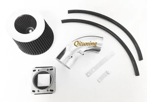 BLACK For 1988-1995 Toyota 4Runner 3.0L V6 Air Intake System Kit + Filter - Picture 1 of 1