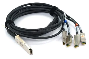 038-003-708 EMC QSFP TO 4X HSSDC CABLE 2M - Picture 1 of 6